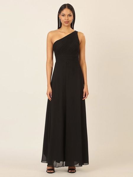 APART Sukienka w kolorze czarnym rozmiar: 38. Czarne sukienki damskie Apart, bez wzorów, bez kołnierzyka, bez ramiączek, maxi. Za 246.53 zł.