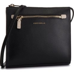 Torebka COCCINELLE - CV3 Mini Bag E5 CV3 55 E3 07 Noir/Seashell 515. Czarne listonoszki damskie Coccinelle, bez wzorów, ze skóry, bez dodatków. W wyprzedaży za 509.00 zł.