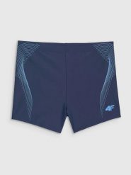 4F Kąpielówki w kolorze granatowym rozmiar: M. Niebieskie kąpielówki męskie 4f, m, bez wzorów, z materiału. Za 61.46 zł.