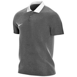 Koszulka sportowa męska Nike Drifit Park 20. Szare t-shirty sportowe męskie Nike, l, z bawełny, bez ramiączek, do piłki nożnej, dri-fit (nike). Za 163.95 zł.