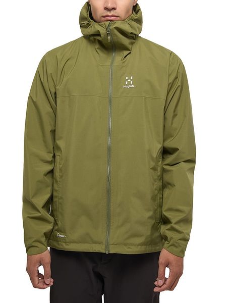 Haglöfs Kurtka funkcyjna "Korp Proof" w kolorze khaki rozmiar: S. Brązowe kurtki outdoor męskie Haglöfs, m, bez wzorów, z materiału, bez kaptura. Za 429.95 zł.