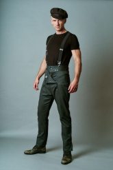 Spodnie Oficery Męskie Butelkowozielone. Białe spodnie materiałowe męskie Hultaj Polski, bez wzorów, z bawełny, militarne. Za 479.00 zł.