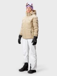 Halti Kurtka narciarska "Nordic Arcty" w kolorze beżowym rozmiar: 34. Brązowe kurtki narciarskie i snowboardowe damskie Halti, m, bez wzorów, bez kaptura, narciarskie. Za 412.88 zł.