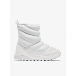 Buty damskie zimowe Columbia Snowtrot Peak ODX - white. Białe obuwie trekkingowe damskie Scarpa, na zimę. Za 524.99 zł.