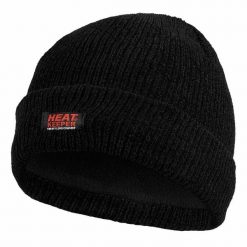 Damska czapka termoaktywna Heatkeeper Chenille czarne. Czarne czapki zimowe damskie HEAT KEEPER. Za 120.99 zł.