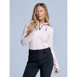 Bluza narciarska - Damska - Arty - Powder Rose. Czerwone bluzy bez kaptura damskie POEDERBAAS, m, z elastanu. Za 242.82 zł.