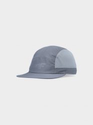 4F Czapka do biegania uniseks - szara S/M. Szare czapki męskie 4f, bez wzorów, z syntetyku, sportowe. W wyprzedaży za 39.99 zł.