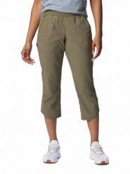 Columbia Rybaczki funkcyjne "Leslie Falls™" w kolorze khaki rozmiar: XS. Brązowe spodnie dresowe damskie Columbia, xs, bez wzorów, z materiału. Za 78.84 zł.