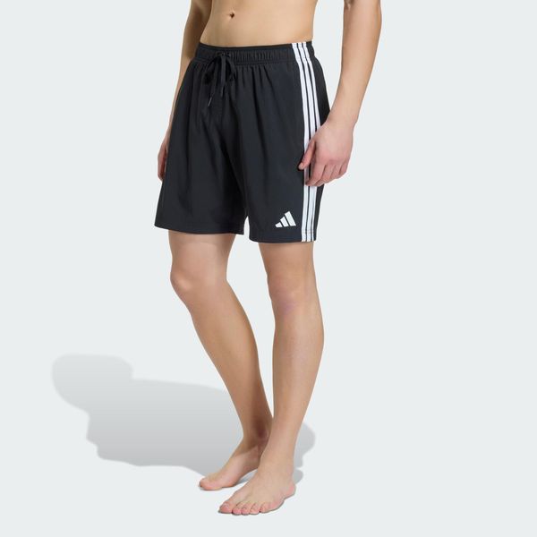 Szorty do pływania 3 stripes 8 inch. Białe szorty sportowe męskie Adidas, m, z materiału, do pływania. Za 149.00 zł.