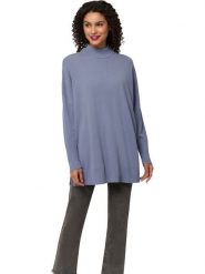 Heine Sweter w kolorze niebieskim rozmiar: 48. Niebieskie golfy damskie Heine, bez wzorów, bez ramiączek. Za 61.75 zł.