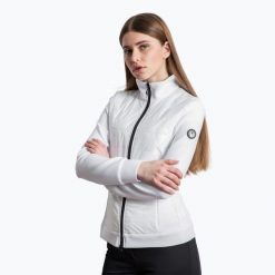 Kurtka hybrydowa damska Sportalm Brina. Białe kurtki narciarskie i snowboardowe damskie Sportalm, bez wzorów, bez kaptura, narciarskie. Za 859.99 zł.