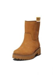 Buty zimowe damskie, Timberland Carnaby Cool Wrmpullon WR. Brązowe obuwie trekkingowe damskie Timberland, na zimę. Za 649.99 zł.