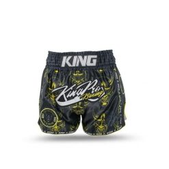 Szorty do boksu tajskiego King Pro Boxing Devil 2. Czarne szorty damskie KING PRO BOXING, bez wzorów, sportowe. Za 335.50 zł.