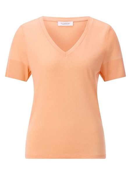 Rich & Royal Koszulka w kolorze pomarańczowym rozmiar: M. Pomarańczowe t-shirty damskie Rich & Royal, m, bez wzorów, bez kołnierzyka. Za 144.95 zł.