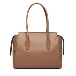 Torebka Furla. Brązowe torebki klasyczne damskie Furla, bez wzorów, bez dodatków. Za 1,839.00 zł.