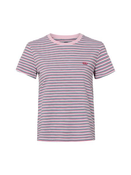 Levi's Koszulka Kobiety Bawełna różowy|lila, XS. Czerwone t-shirty damskie Levi's, s, bez wzorów, z bawełny, bez kołnierzyka. Za 89.95 zł.