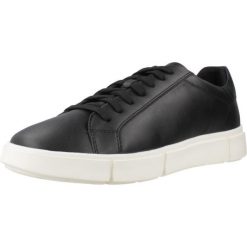 Buty GEOX U PRALI Czarny. Czarne buty trekkingowe męskie Geox, z materiału, bez zapięcia, na fitness i siłownię. Za 267.99 zł.