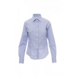 Damska koszula specjalistyczna payper. Niebieskie koszule damskie PAYPER WEAR, bez wzorów, sportowe, bez kołnierzyka, bez ramiączek. Za 138.00 zł.