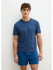 Marc O´Polo Bodywear Koszulka piżamowa w kolorze granatowym rozmiar: XXL. Niebieskie koszulki polo męskie xxl, bez wzorów, z bawełny, bez ramiączek. Za 109.95 zł.