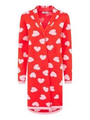 Zwillingsherz Kardigan w kolorze czerwonym rozmiar: L/XL. Czerwone kardigany damskie Zwillingsherz, l, bez wzorów. Za 243.64 zł.