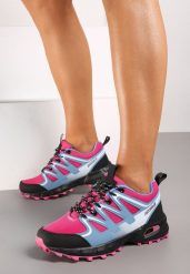 Niebiesko-Fuksjowe Płaskie Sznurowane Buty Sportowe Sneakersy z Ozdobnymi Wstawkami Tinamar. Niebieskie buty sportowe na co dzień damskie Born2be, z aplikacjami, z jeansu. Za 119.99 zł.