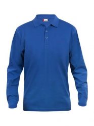 Clique Classic Lincoln L/S Koszulka polo z długim rękawem, bawełna, royal blue. Niebieskie koszulki męskie z długim rękawem CLIQUE, l, z bawełny. Za 145.29 zł.