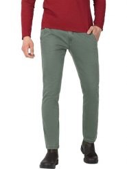 Timezone Spodnie chino "Janno" w kolorze zielonym rozmiar: W31/L32. Zielone spodnie materiałowe męskie Timezone, bez wzorów. Za 142.45 zł.