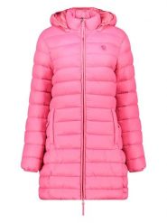 Geographical Norway Płaszcz pikowany "Atikotal" w kolorze różowym rozmiar: L. Różowe płaszcze damskie Geographical Norway, l, bez wzorów. Za 165.31 zł.