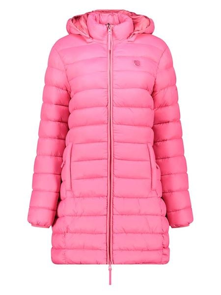 Geographical Norway Płaszcz pikowany "Atikotal" w kolorze różowym rozmiar: XL. Różowe płaszcze damskie Geographical Norway, xl, bez wzorów. Za 166.10 zł.