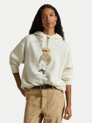 Polo Ralph Lauren Bluza 211A96598001 Écru Relaxed Fit. Bluzy bez kaptura damskie Polo Ralph Lauren, m, z bawełny. Za 1,299.00 zł.