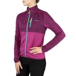 Bluza sportowa damska Viking Midland Lady. Czerwone bluzy bez kaptura damskie VIKING, s, z materiału. Za 186.92 zł.