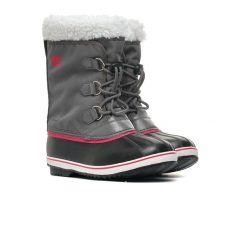 Dziecięce śniegowce Sorel YOOT PAC NYLON DTV 1855211561. Szare buty zimowe męskie Sorel, na zimę, z gumy, z okrągłym noskiem, bez zapięcia. Za 336.60 zł.