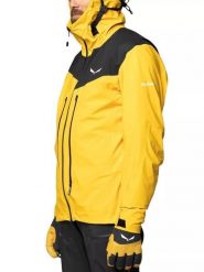 Kurtka narciarska męska Salewa Ortles Ptx 3L M Jacket. Czarne kurtki męskie Salewa, l, bez wzorów, z materiału, bez kaptura. Za 1,414.50 zł.