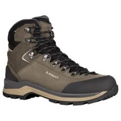Buty trekkingowe męskie Lowa Ranger Gtx. Brązowe buty trekkingowe męskie Lowa, z materiału, za kostkę, bez zapięcia. Za 1,227.00 zł.