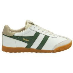 Damskie skórzane buty sportowe Gola Elan. Białe buty sportowe na co dzień damskie Gola, bez wzorów, z materiału. Za 548.65 zł.