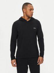 BOSS Bluza Mix&Match 50515306 Czarny Regular Fit. Czarne bluzy bez kaptura męskie Boss, m, z bawełny. Za 259.99 zł.