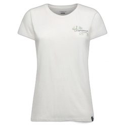 Koszulka damska La Sportiva Climb Flower. Czerwone t-shirty damskie La Sportiva, xs, bez wzorów, z bawełny, bez kołnierzyka. Za 148.35 zł.