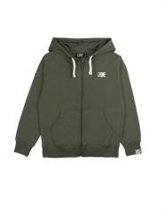 Łatwa w zakładaniu bluza z kapturem dla chłopców. Zielone bluzy z kapturem męskie LEONE 1947 APPAREL, l, z materiału. Za 206.29 zł.