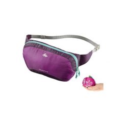 Torba nerka TRAVEL ultra compact. Fioletowe torebki klasyczne damskie QUECHUA, bez wzorów, z materiału, bez dodatków. Za 19.99 zł.