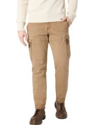 Timezone Spodnie w kolorze beżowym rozmiar: W32/L36. Brązowe spodnie materiałowe męskie Timezone, bez wzorów. Za 161.34 zł.