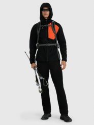 Kurtka softshell wiatroodporna męska 4F 4FRAW25TTJAM1053. Czarne kurtki softshell damskie 4f, l, bez wzorów, z materiału, bez kaptura. Za 275.99 zł.