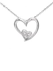 Revoni Złoty naszyjnik z diementową zawieszką - dł. 46 cm rozmiar: onesize. Szare naszyjniki damskie Revoni, złote. Za 978.99 zł.