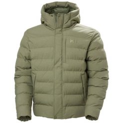 Kurtka z kapturem Helly Hansen Alby Puffy. Zielone kurtki męskie Helly Hansen, m, bez wzorów, z puchu, klasyczne, z kapturem. W wyprzedaży za 1,013.20 zł.