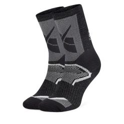 Skarpety długie Reebok. Czarne skarpetki męskie Reebok, bez wzorów. Za 39.99 zł.