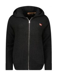 Canadian Peak Kardigan w kolorze czarnym rozmiar: S. Czarne kardigany damskie Canadian Peak, s, bez wzorów, ze splotem, bez kołnierzyka. Za 113.36 zł.