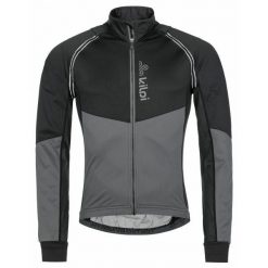 Męska kurtka softshell Kilpi ZAIN-M. Szare kurtki męskie Kilpi, m, bez wzorów, z softshellu, bez kaptura. W wyprzedaży za 275.50 zł.