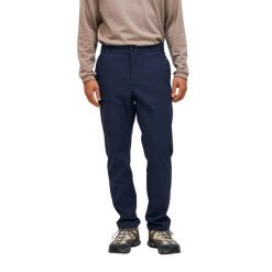 Spodnie męskie Peak Performance Iconiq Pants granatowe - M. Niebieskie szorty męskie Peak Performance, bez wzorów. W wyprzedaży za 499.00 zł.