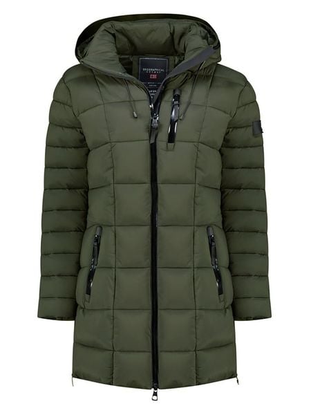 Geographical Norway Kurtka pikowana "Bastia" w kolorze khaki rozmiar: XXL. Brązowe kurtki damskie Geographical Norway, xxl, bez wzorów, bez kaptura. Za 257.31 zł.