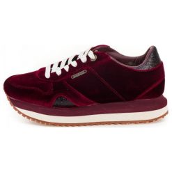 Pepe Jeans tenisówki damskie Zion Velvet 36 burgund. Czerwone trampki i tenisówki damskie Pepe Jeans, bez wzorów, z jeansu. W wyprzedaży za 272.00 zł.