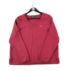Second life - Lauren Ralph Lauren sweter damski - Jak nowy. Fioletowe swetry klasyczne damskie Ralph Lauren, s, z dresówki, bez kołnierzyka. Za 127.76 zł.